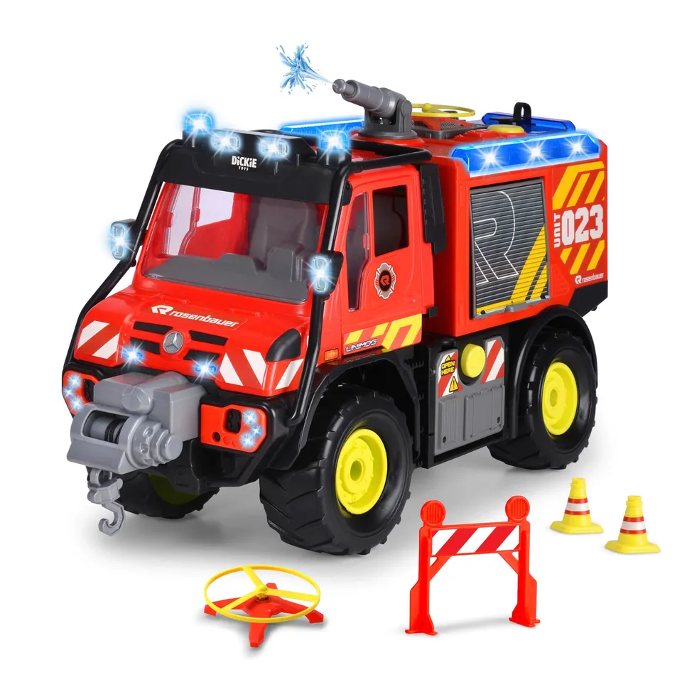 dickie-sos-unimog-u530-feuerwehrauto-50-cm-mit-licht-sound image 1