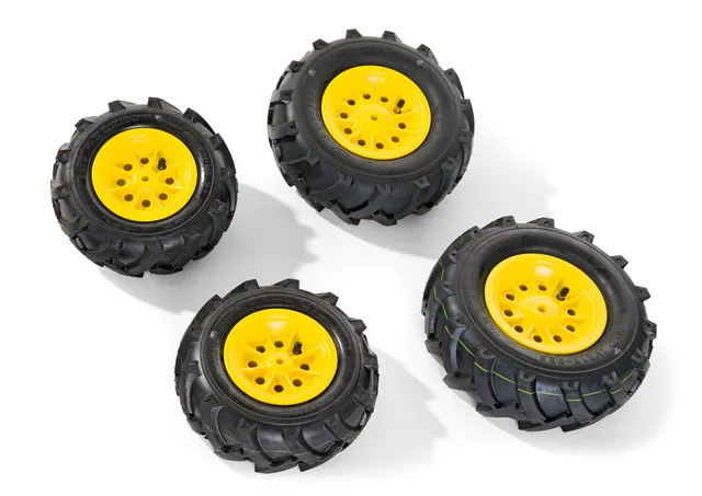 rolly-toys-rollytrac-air-tyre-luftreifen-gelb-325x110-260x95-4-st-ck image 1
