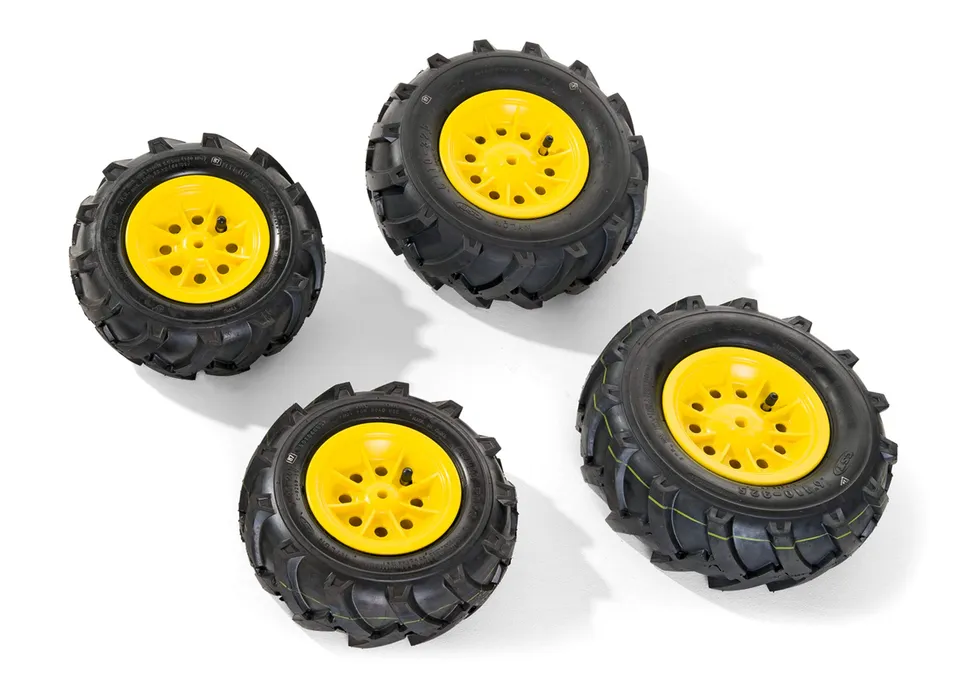rolly-toys-rollytrac-air-tyre-luftreifen-gelb-325x110-260x95-4-st-ck image 1