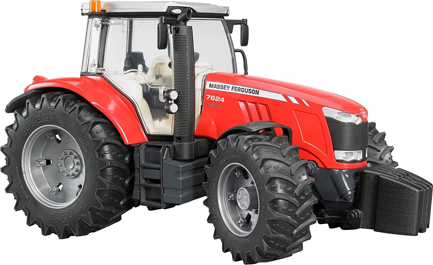 bruder-profi-series-03046-massey-ferguson-7624-traktor-rot image 2