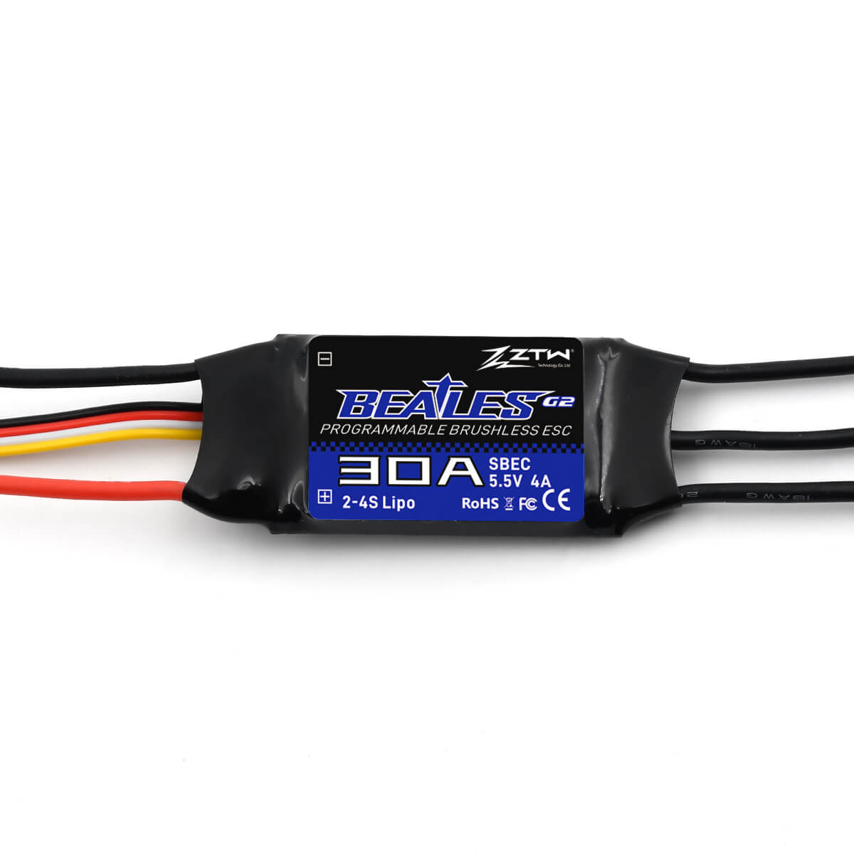 ztw-beatles-g2-30a-esc-brushless-regler-2-4s-sbec image 3