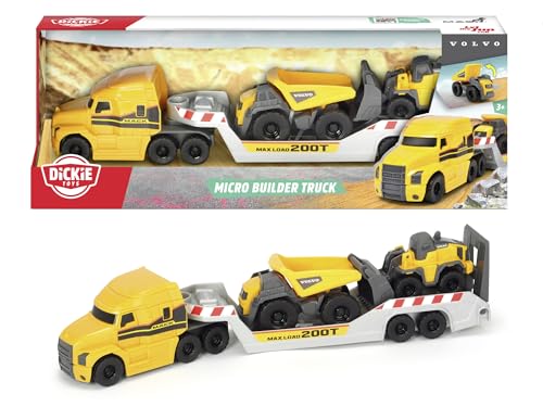 dickie-toys-go-real-mack-volvo-truck-mit-2-baufahrzeugen-32cm image 8