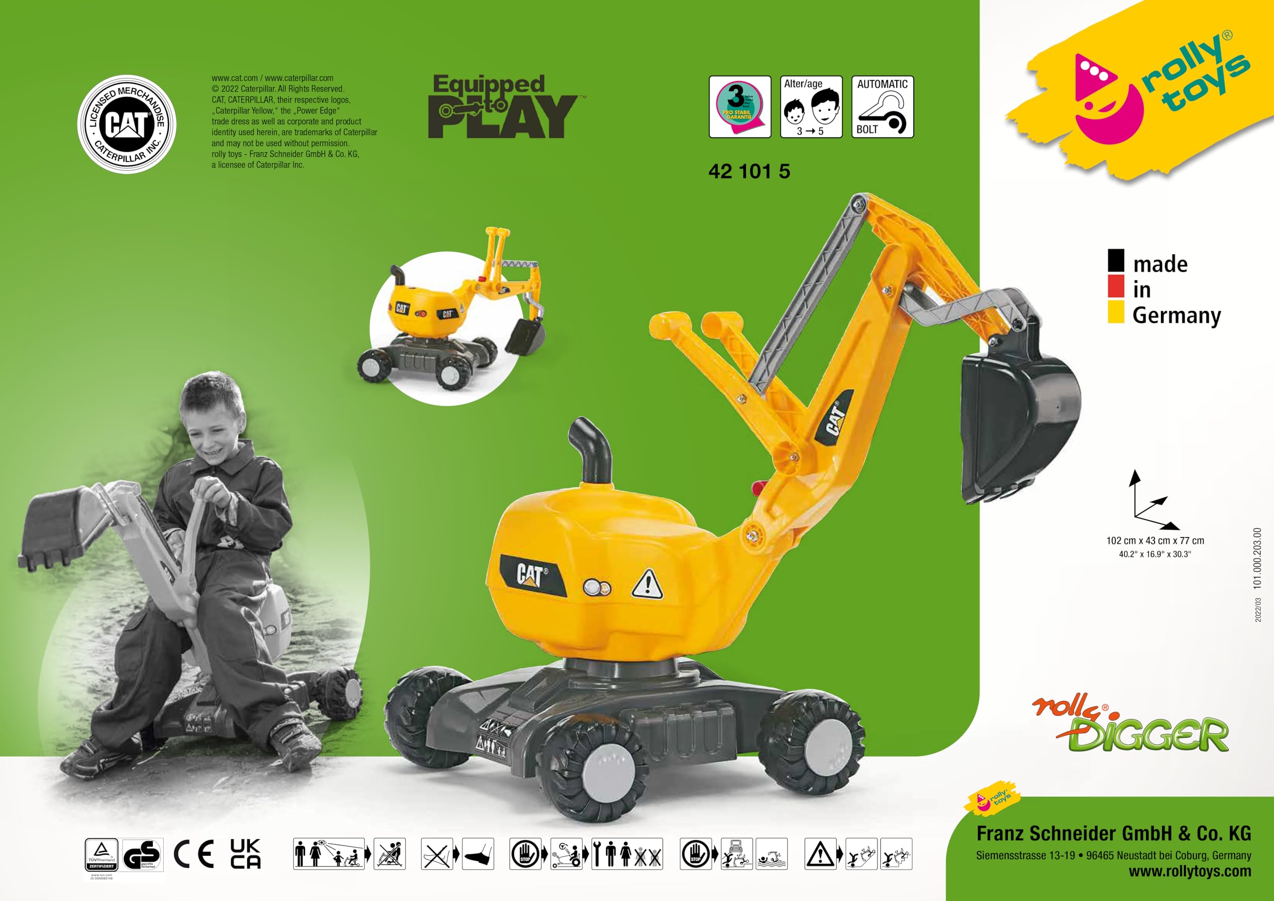 rolly-toys-rollydigger-cat-spielzeugbagger-360-drehbar image 6