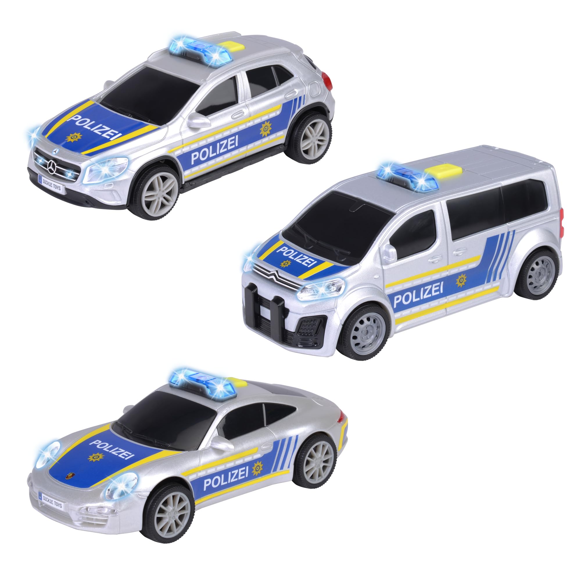 dickie-toys-sos-police-unit-polizeiauto-15-cm-mit-licht-sound image 1