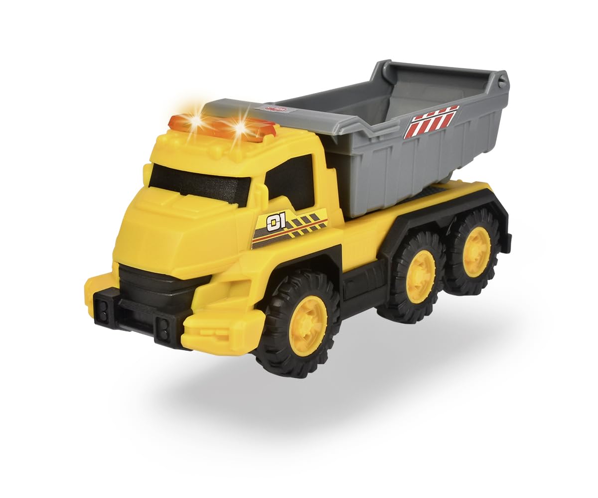 dickie-toys-go-real-muldenkipper-kipper-16-cm-mit-licht-sound image 1