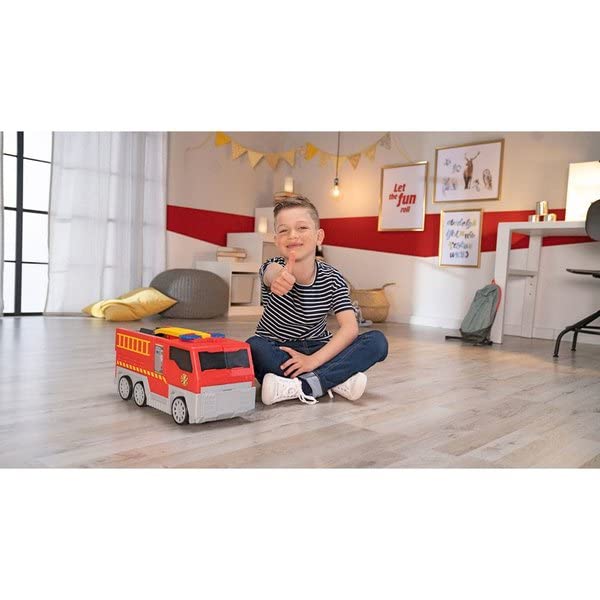 dickie-sos-folding-fire-truck-feuerwehrstation-mit-sound image 4
