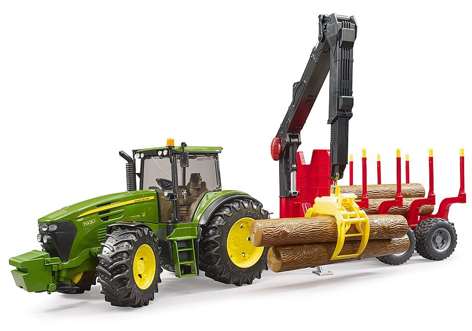 bruder-profi-03054-john-deere-7930-traktor-r-ckeanh-nger image 4