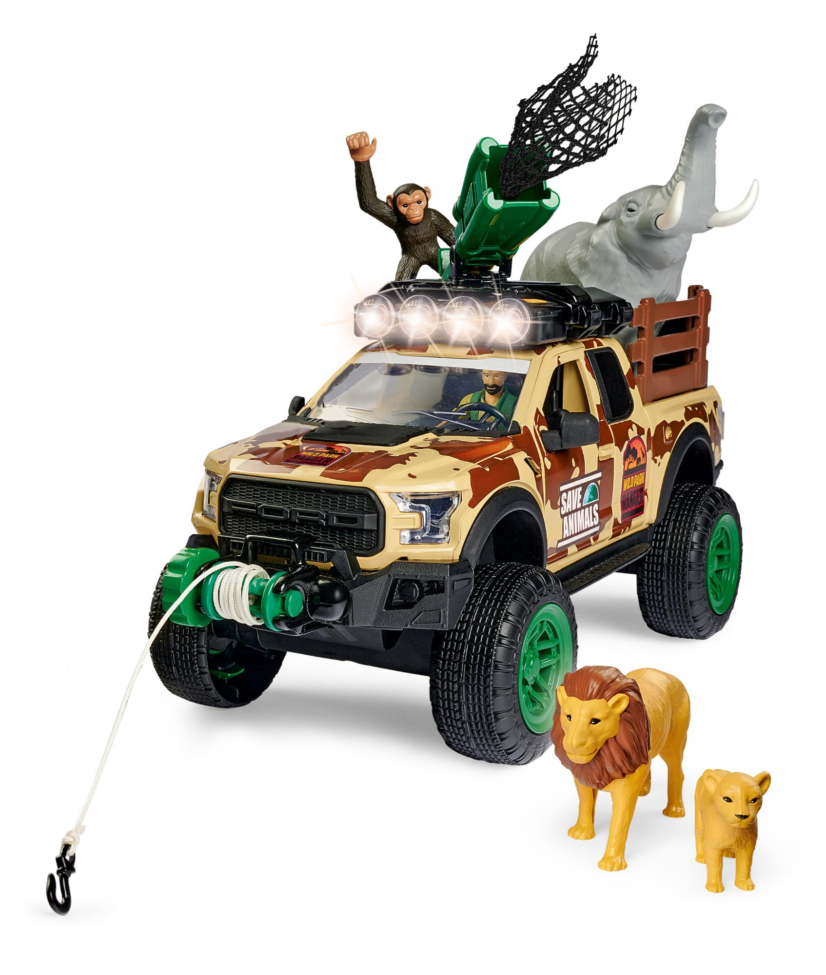 dickie-toys-go-real-wild-park-ranger-set-jeep-tarnfarben image 7
