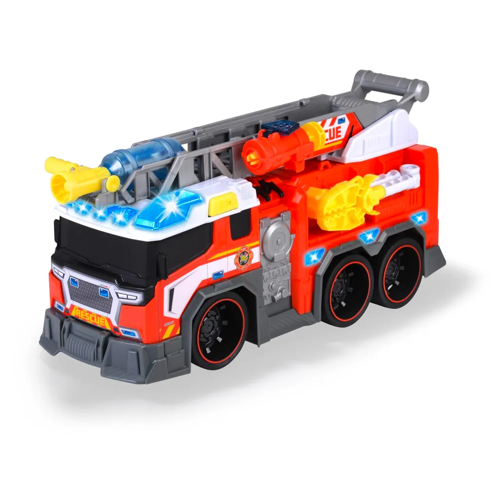 dickie-sos-feuerwehrauto-37-5-cm-wasserspritze-leiter-sound image 1