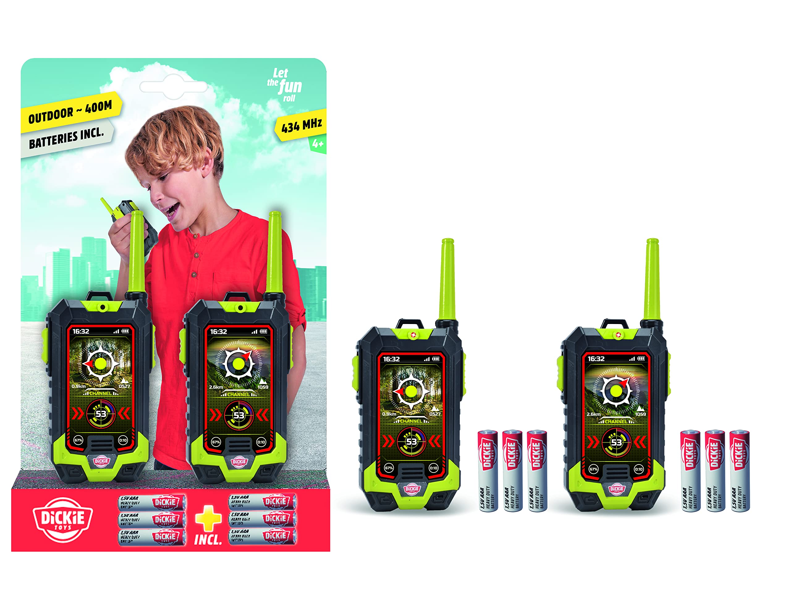 dickie-go-action-walkie-talkie-outdoor-funkger-t-kinder image 4