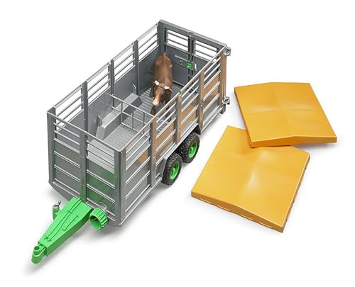 bruder-profi-viehtransportanh-nger-02227-tiertransporter-mit-kuh image 7