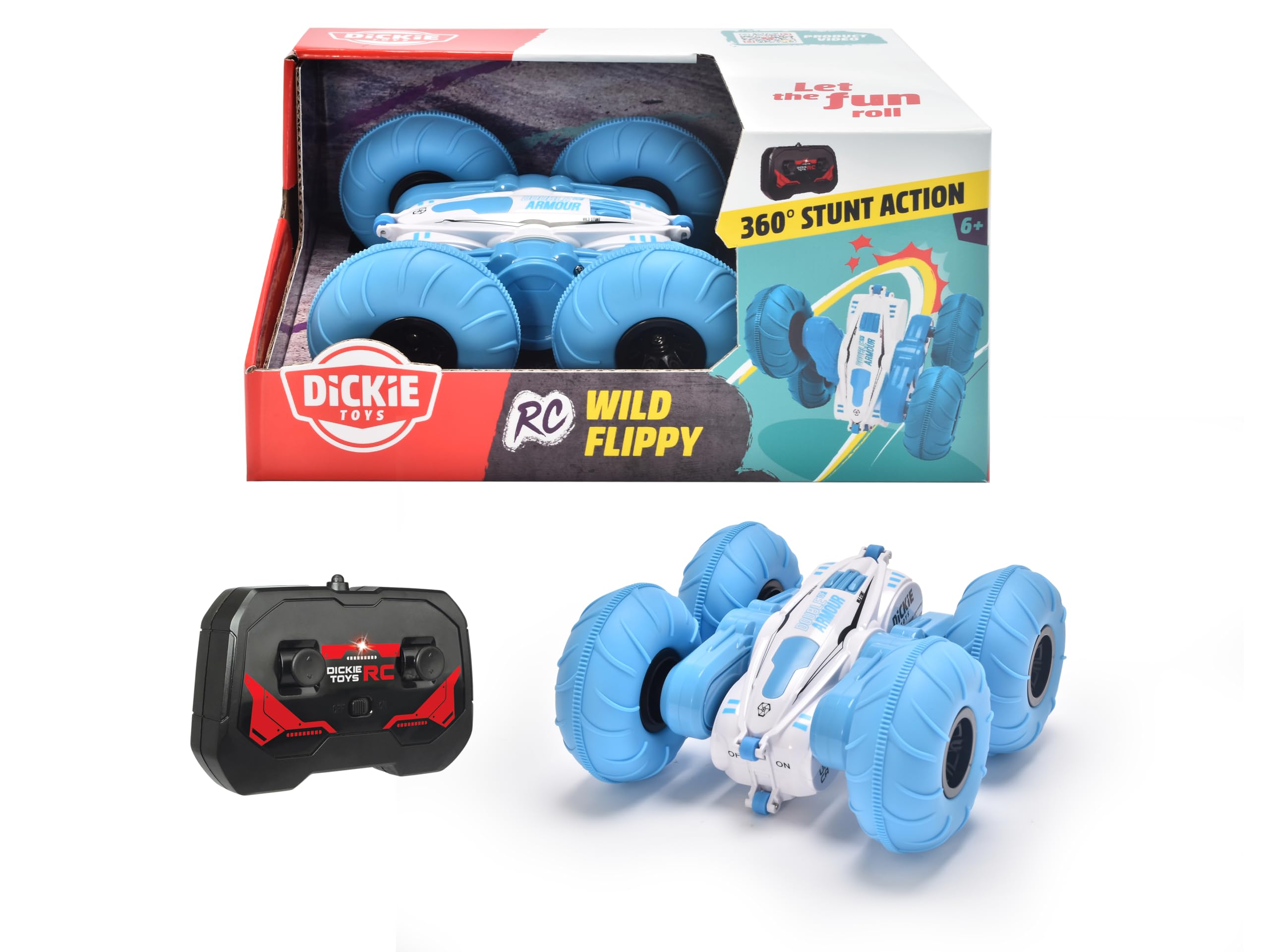 dickie-toys-go-crazy-wild-flippy-rc-auto-blau-8-km-h-ab-6-jahre image 1