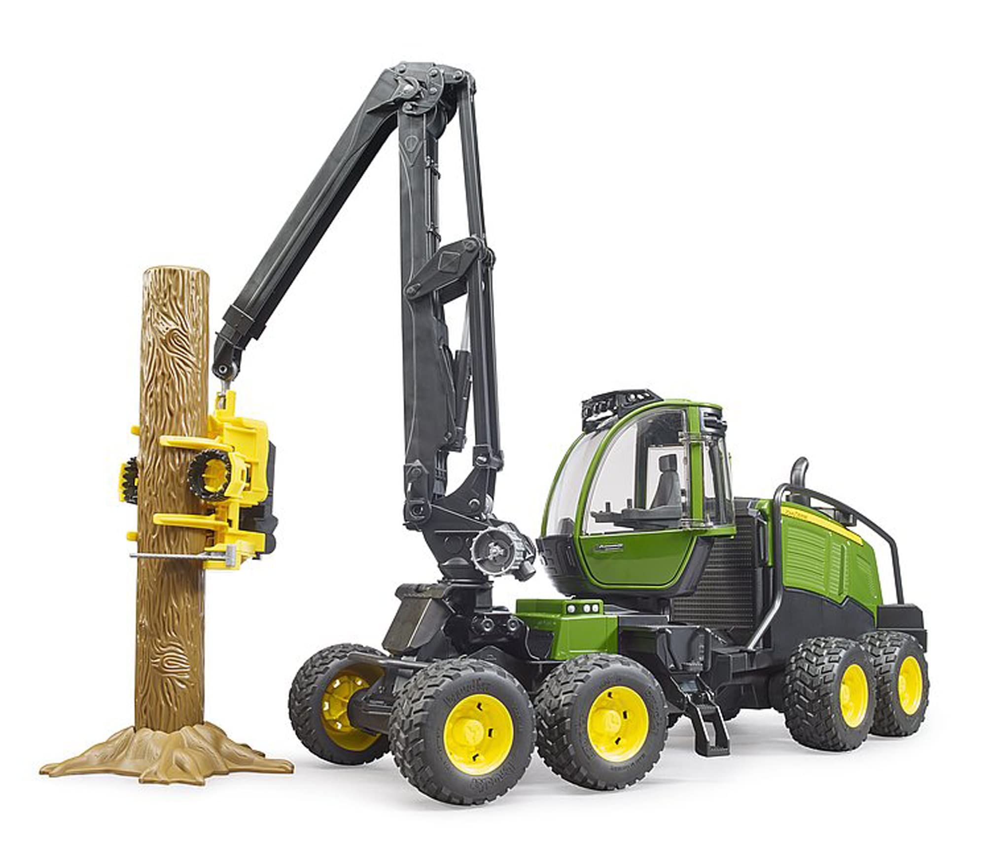 bruder-profi-series-john-deere-1270g-harvester-mit-baumstamm image 4