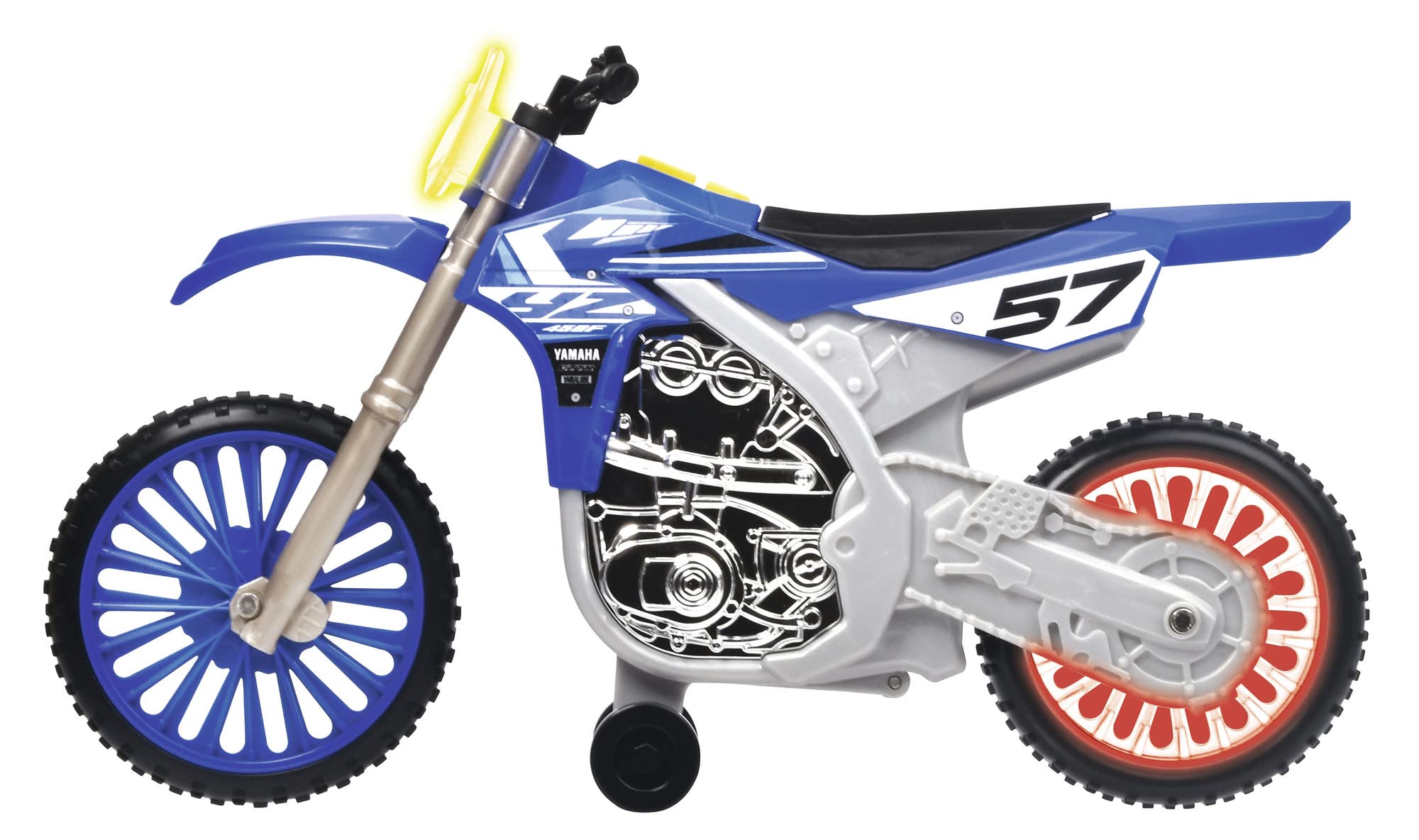 dickie-streets-n-beatz-yamaha-yz-wheelie-raiders-motorrad-26-cm-blau image 3