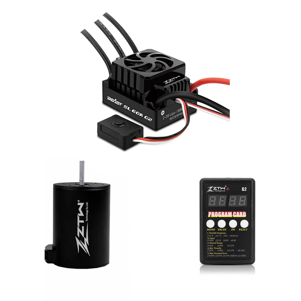 ztw-beast-g2-60a-brushless-combo-3650-2950kv-sensorless image 1