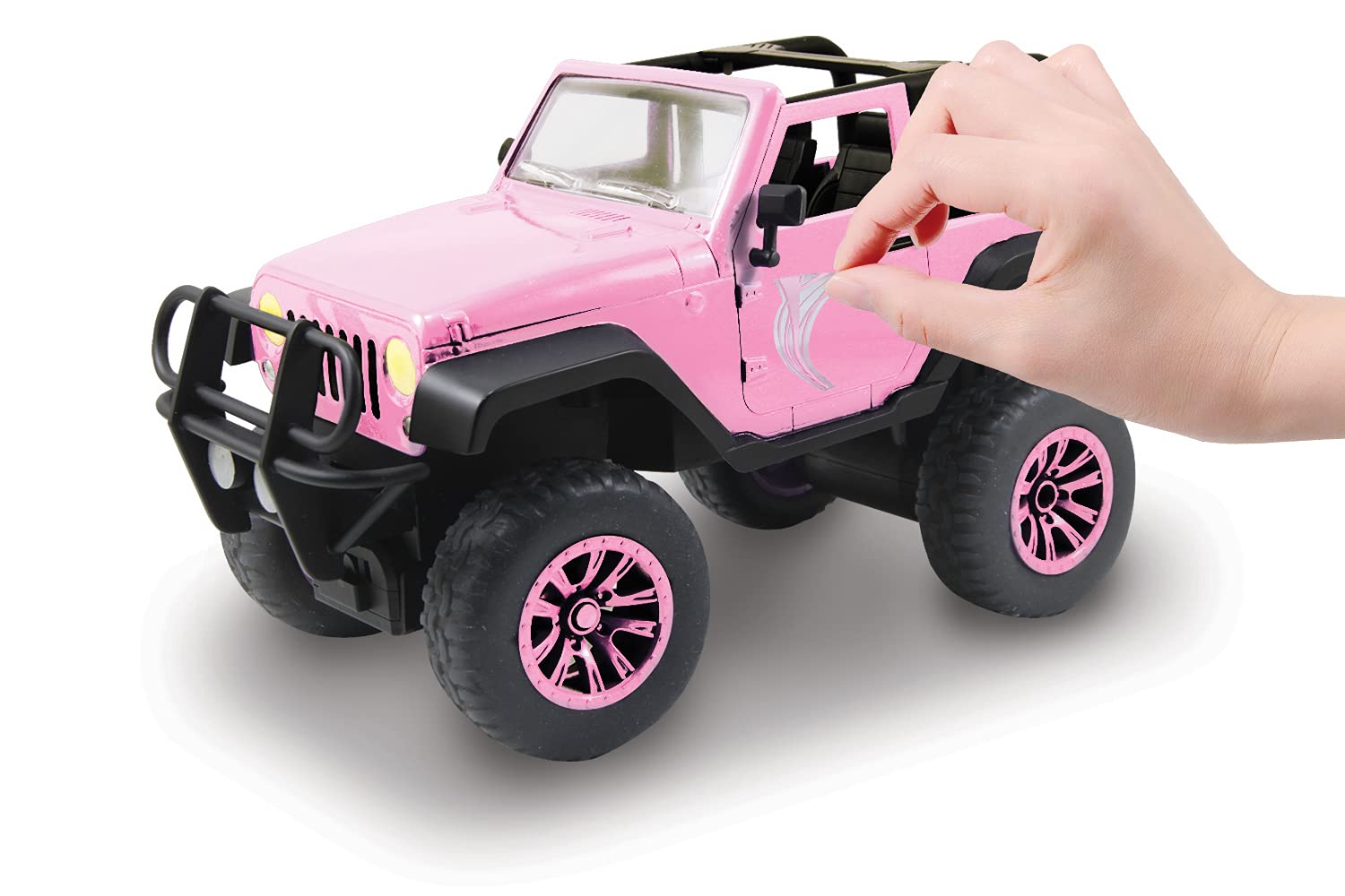 dickie-toys-go-crazy-rc-girlmazing-jeep-wrangler-pink-1-16-ferngesteuert image 3