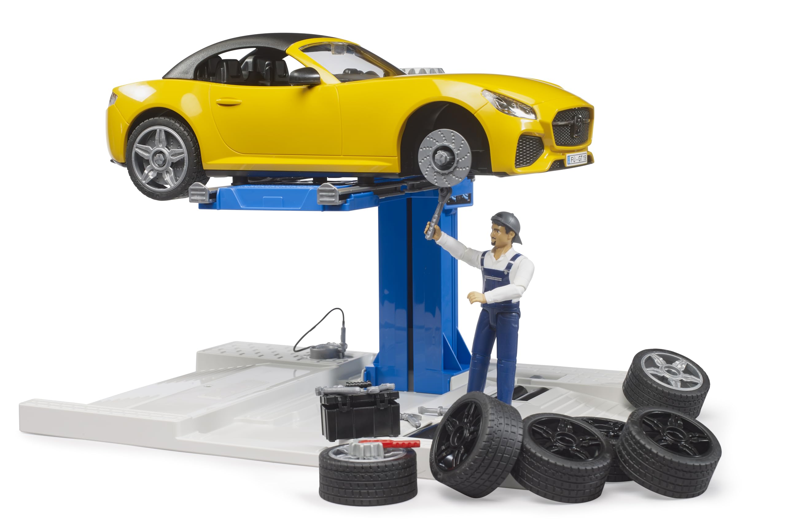 bruder-bworld-pkw-service-center-62112-mit-roadster image 3