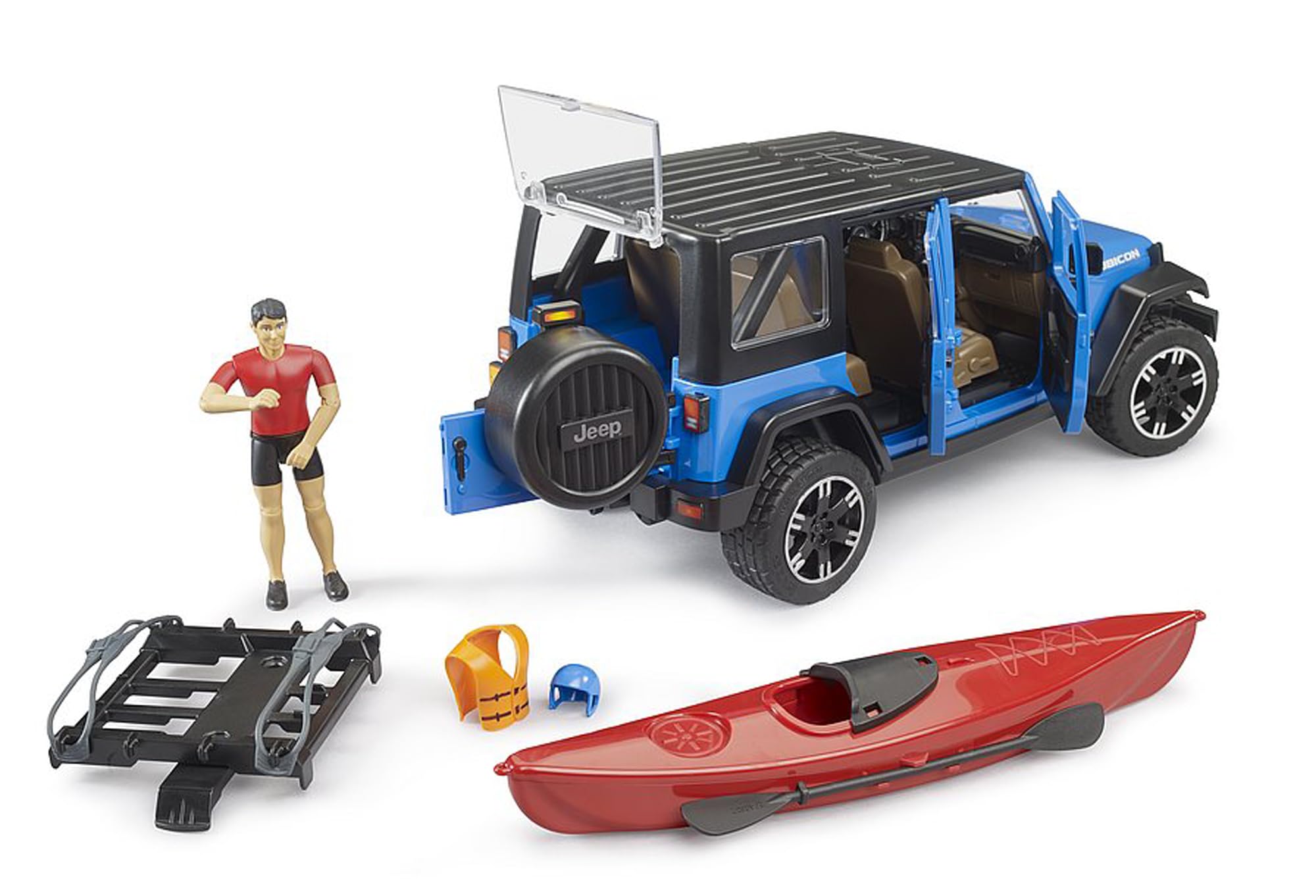 bruder-profi-jeep-wrangler-rubicon-kajak-figur-02529 image 5