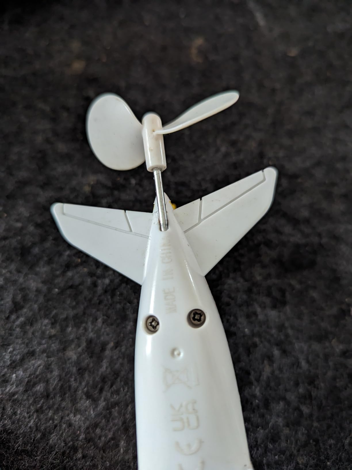 Propeller läuft