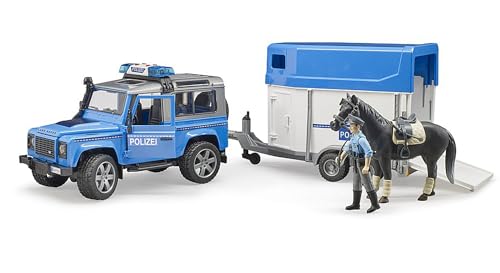 bruder-profi-land-rover-defender-polizei-mit-pferdeanh-nger image 6
