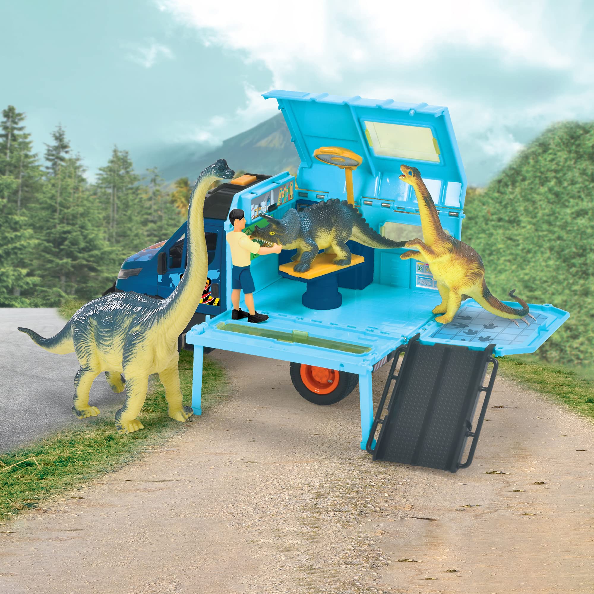 dickie-toys-go-real-dinosaur-world-lab-iveco-daily-spielzeugauto-26-cm image 8