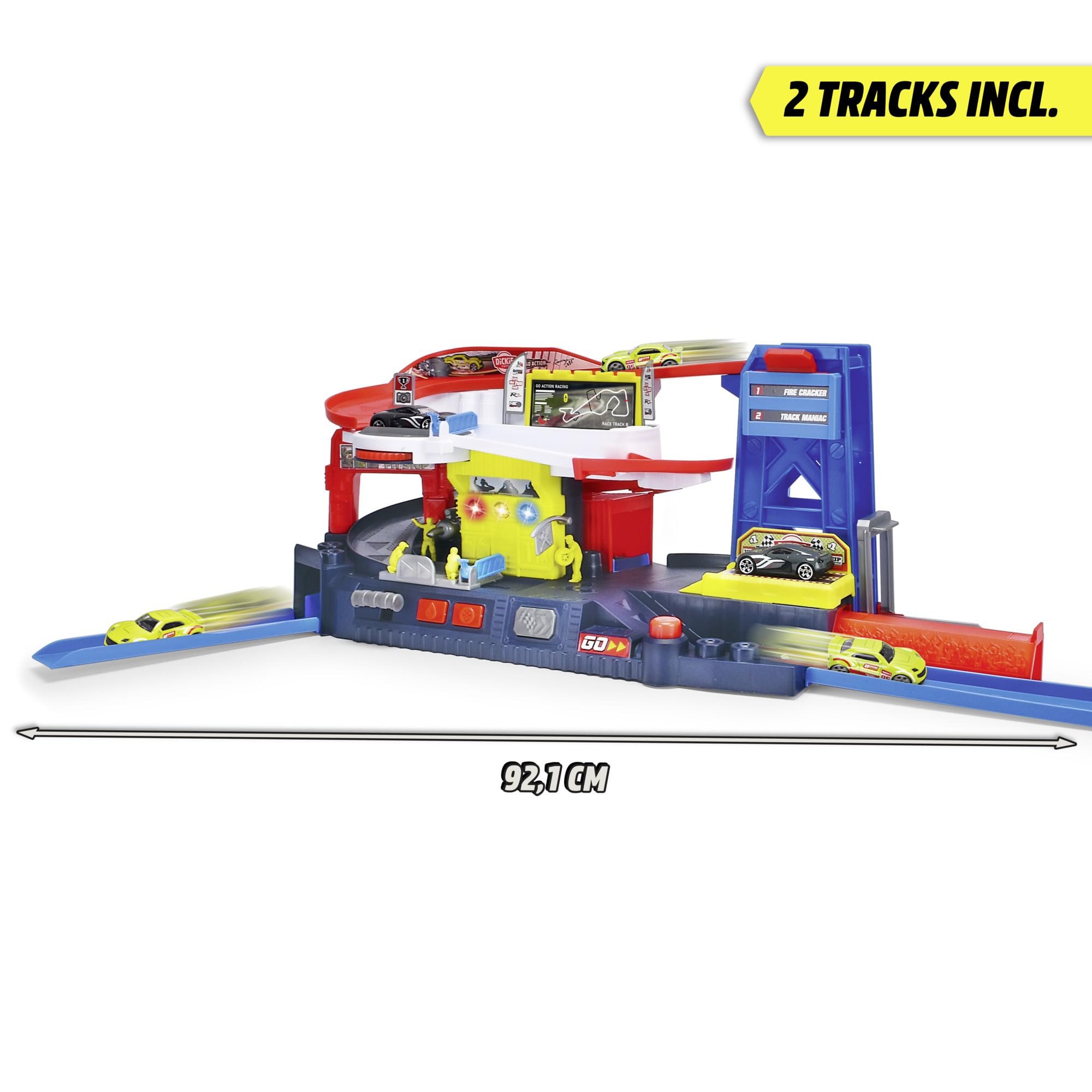dickie-go-action-pit-stop-spiel-set-92-cm-mit-licht-sound image 2