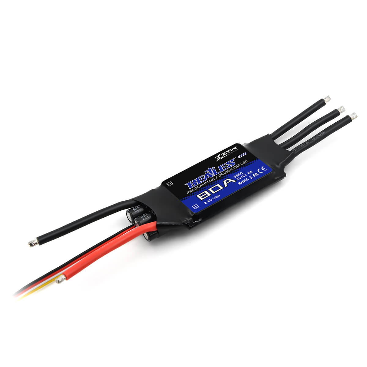 ztw-beatles-g2-80a-flugregler-2-6s-sbec-drohne-uav image 6