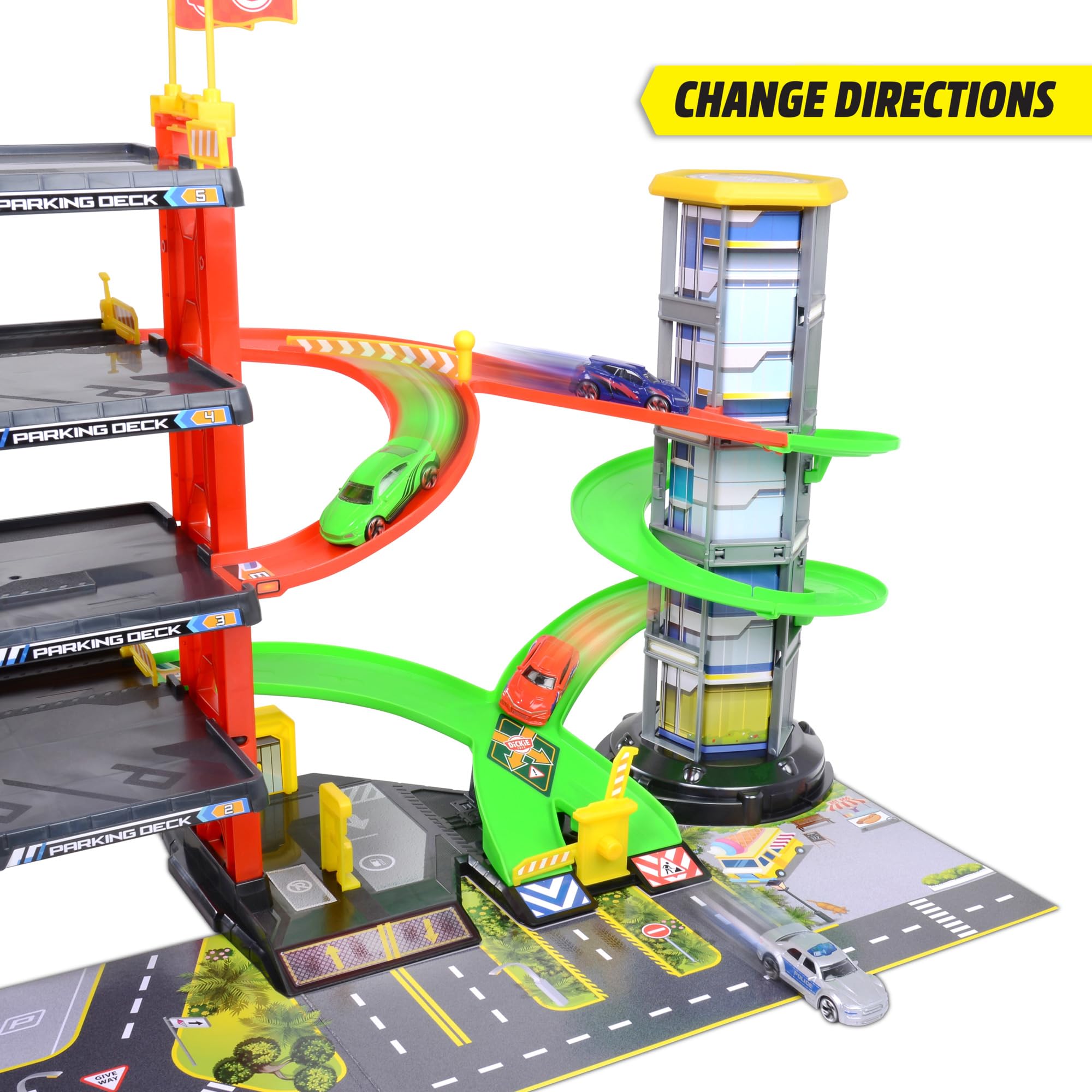 dickie-toys-go-action-parkgarage-mit-autos-licht-sound image 3