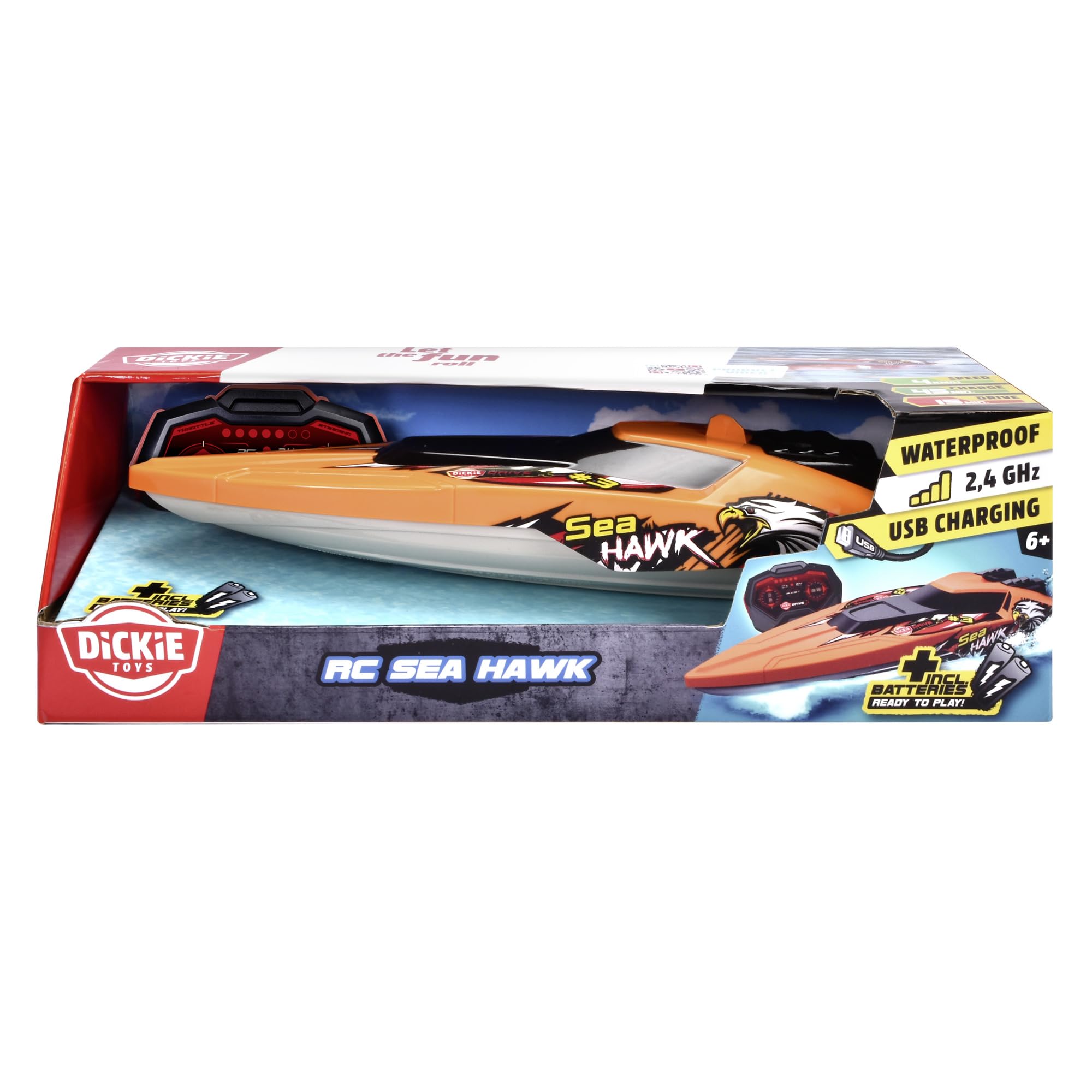dickie-toys-go-crazy-rc-boot-sea-hawk-spielzeugboot-33-cm image 7