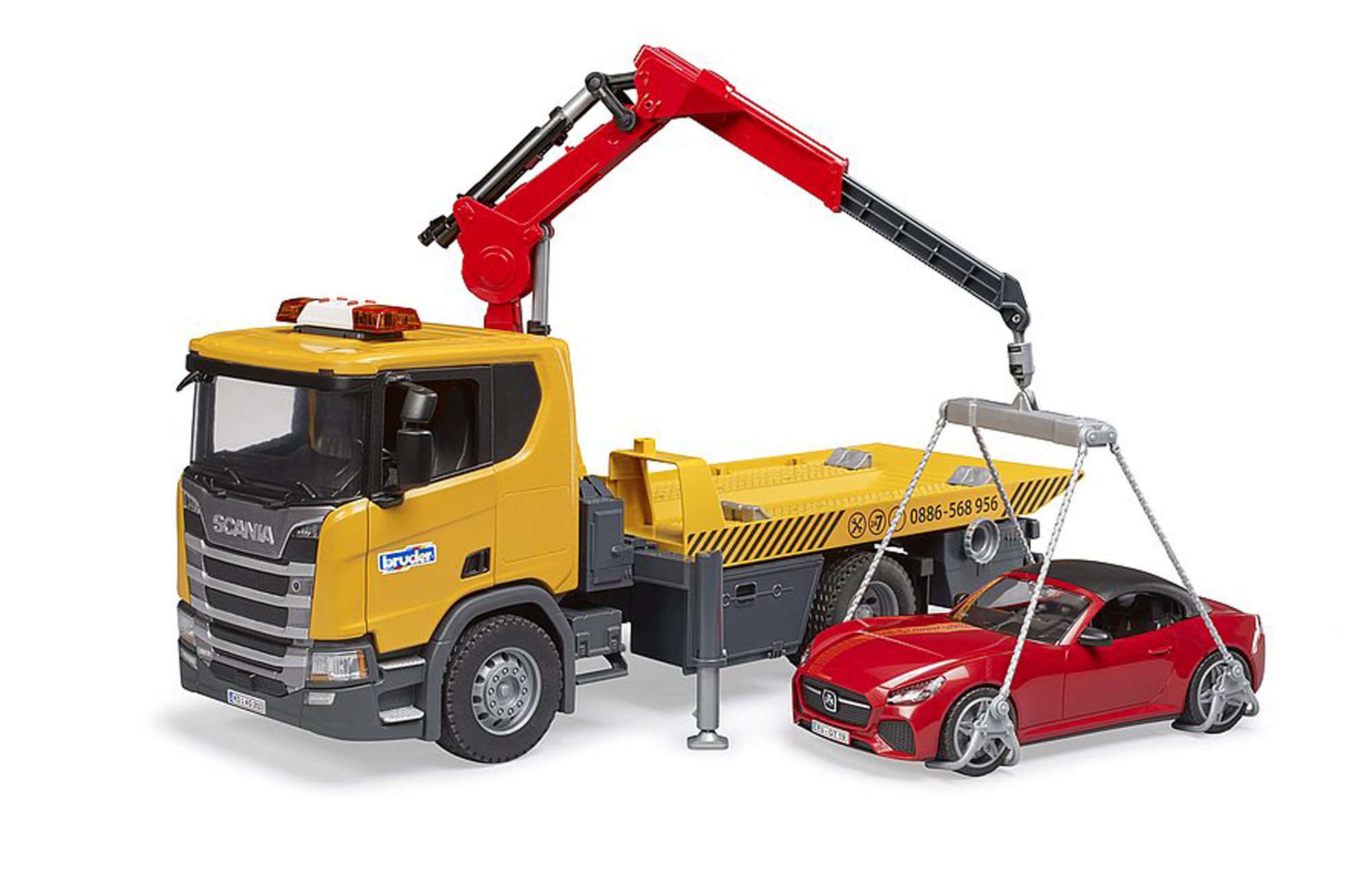 bruder-profi-series-03552-scania-abschlepp-lkw-mit-roadster image 2