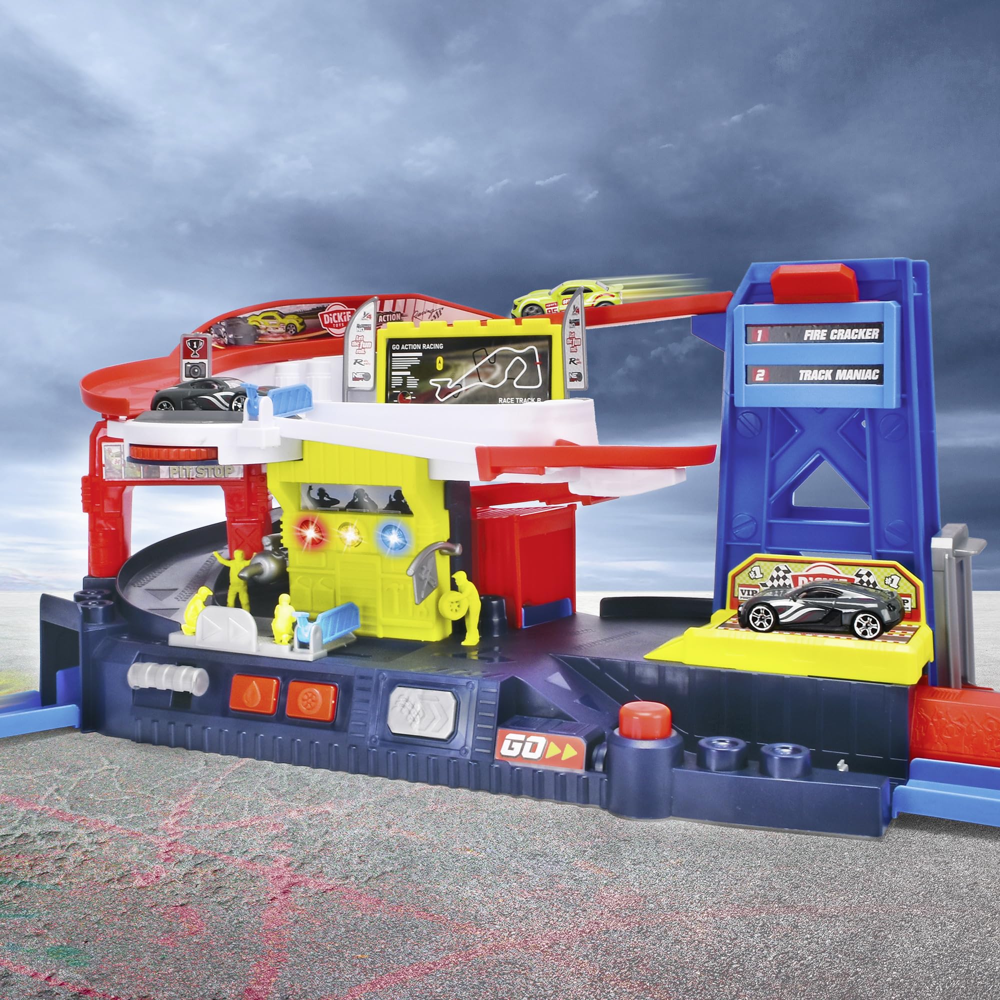 dickie-go-action-pit-stop-spiel-set-92-cm-mit-licht-sound image 6