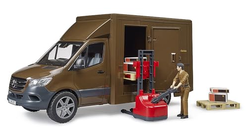 bruder-profi-mb-sprinter-ups-transporter-mit-fahrer-zubeh-r image 8