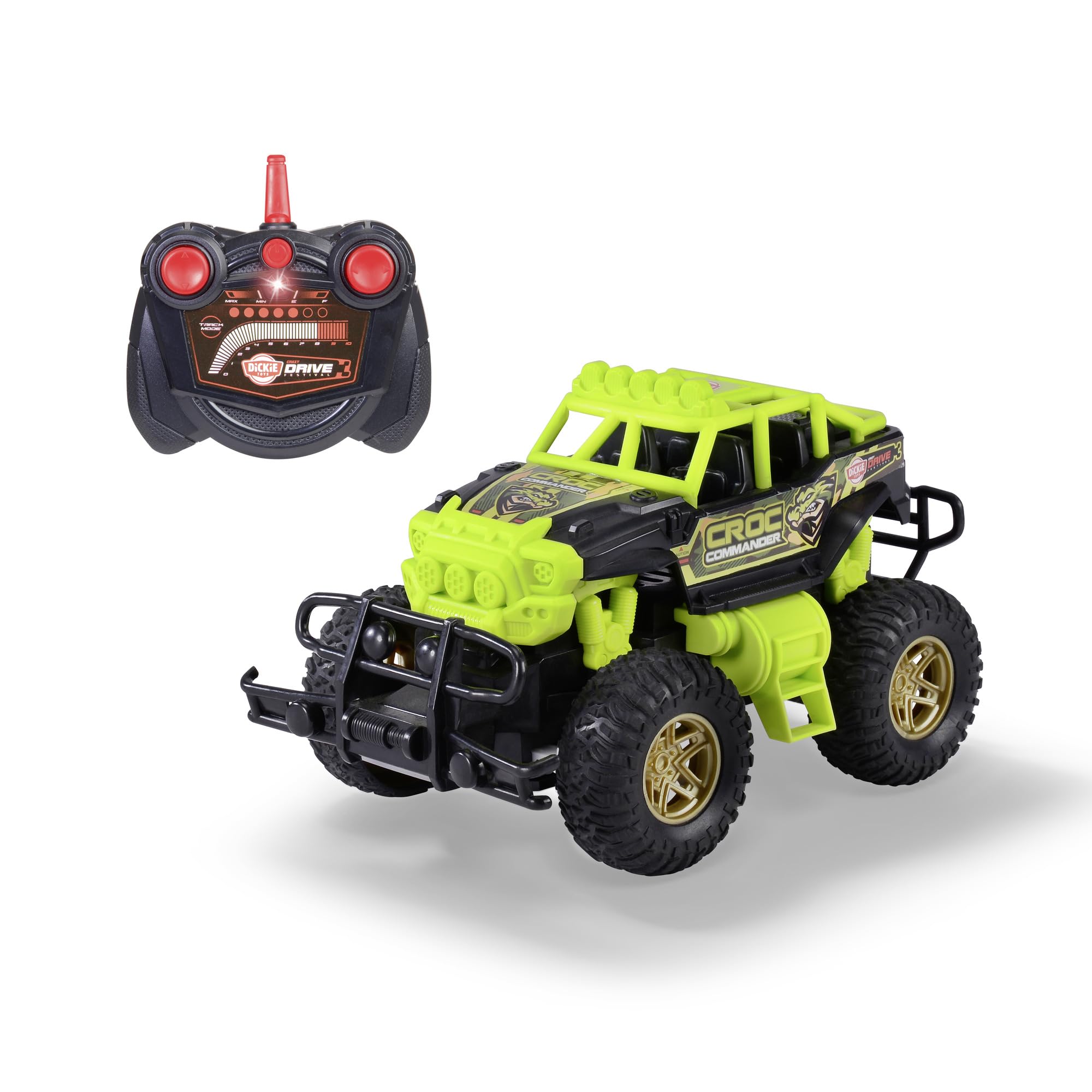 dickie-toys-go-crazy-croc-commander-rc-auto-21cm-gr-n-12-km-h image 1
