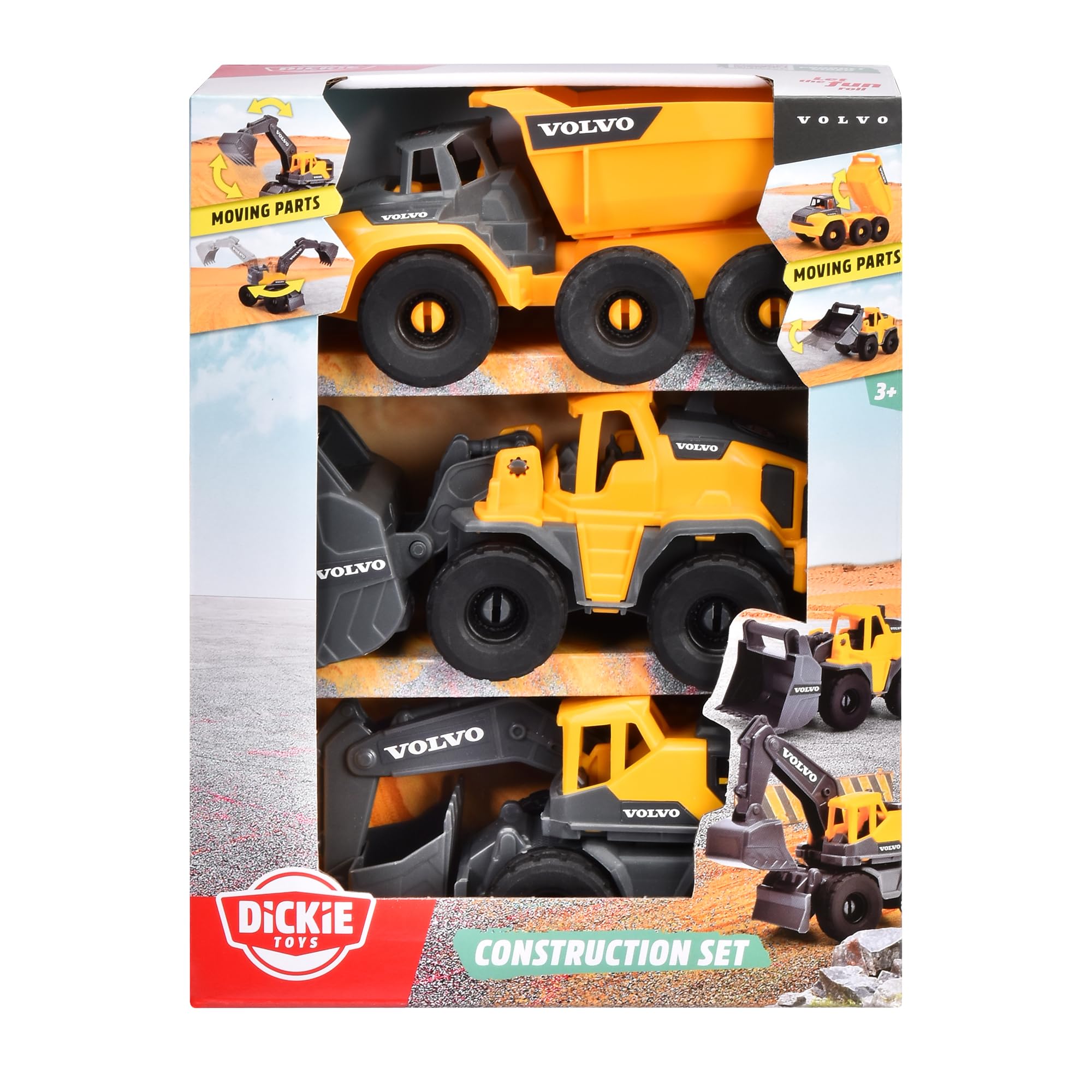 dickie-toys-go-real-volvo-baustellen-set-spielzeugautos-16-cm image 7