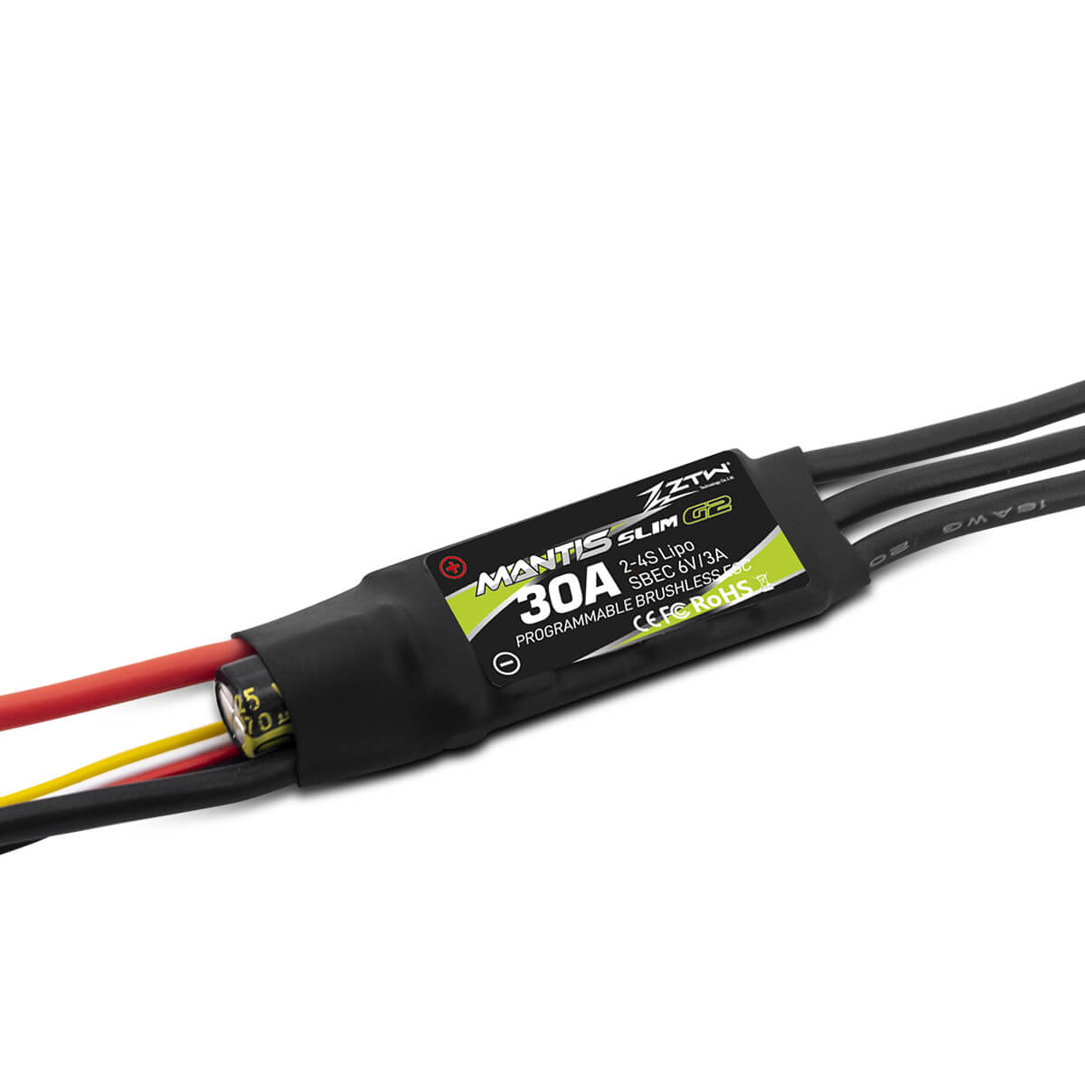 ztw-mantis-slim-g2-30a-2-4s-brushless-regler-ohne-stecker image 3