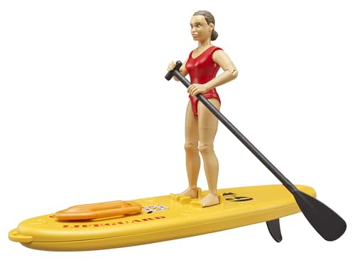 bruder-bworld-62785-life-guard-rettungsschwimmerin-mit-sup image 6