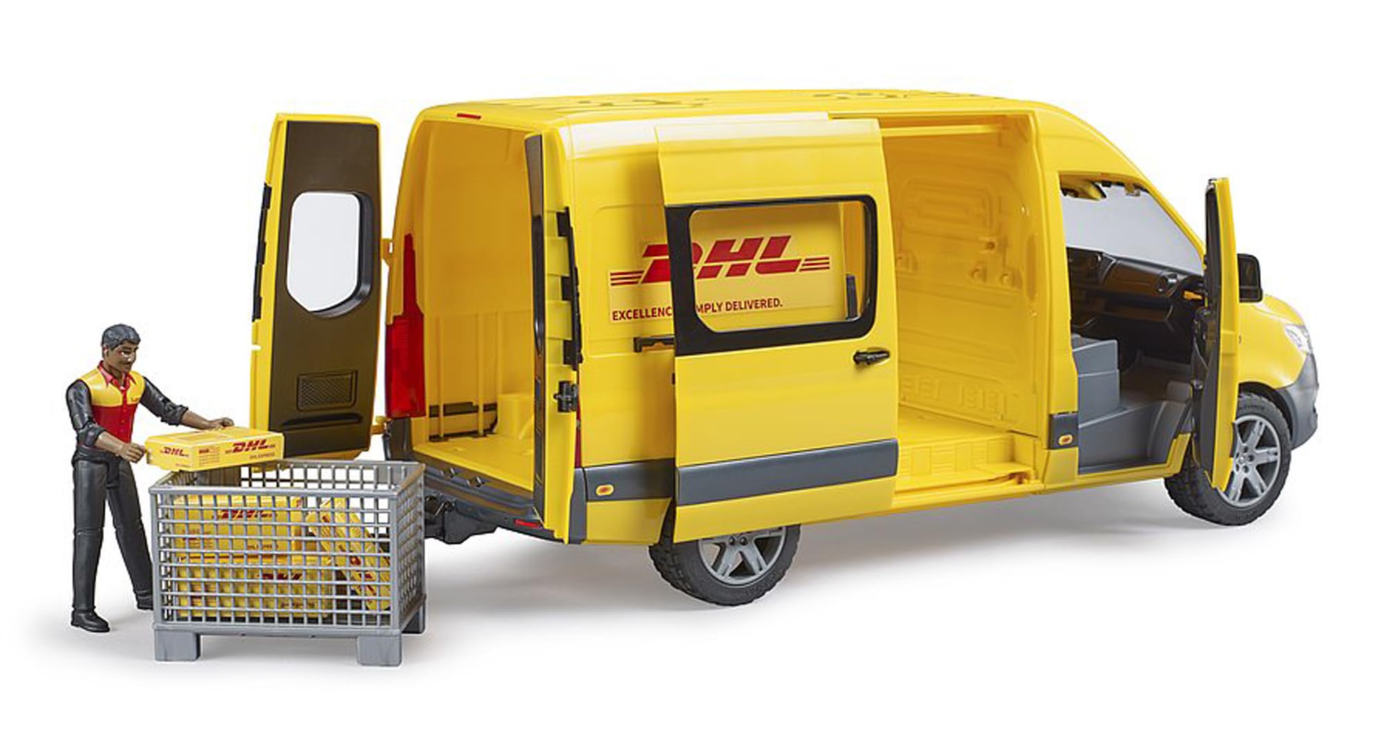 bruder-profi-02671-mb-sprinter-dhl-lieferwagen-mit-fahrer image 3