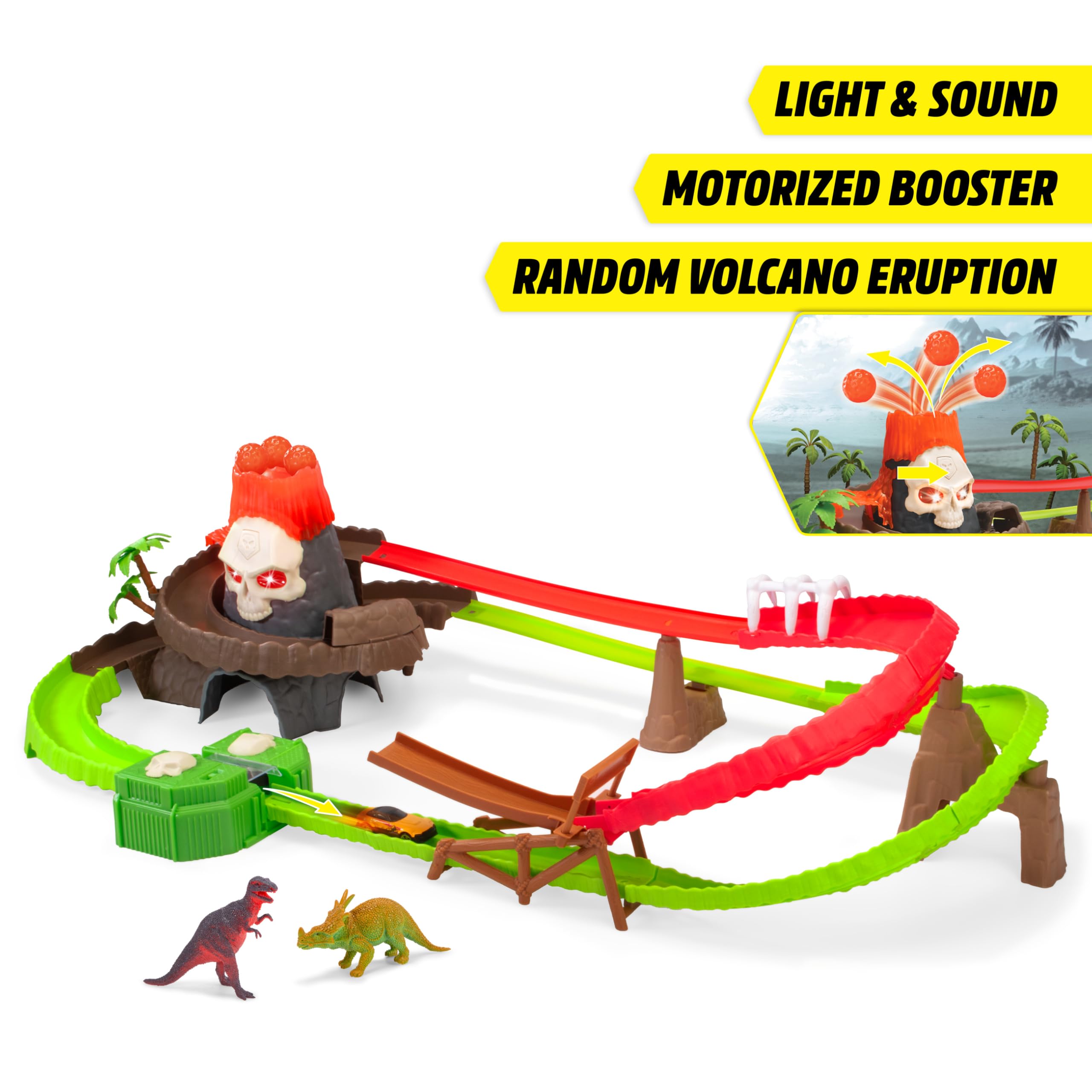 dickie-go-action-skull-volcano-track-set-100-cm-mit-dino image 2