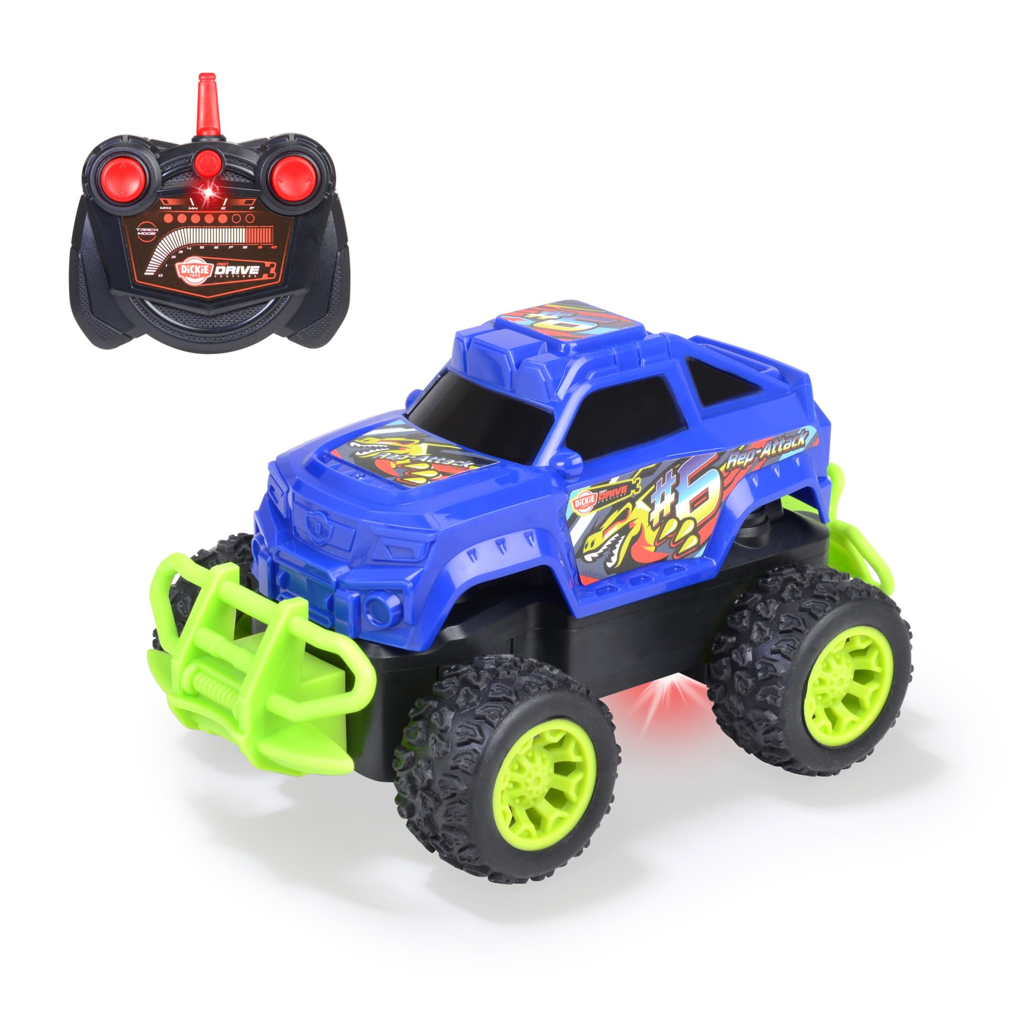 dickie-toys-go-crazy-rep-attack-rc-monstertruck-10-km-h-inkl-batterien image 1