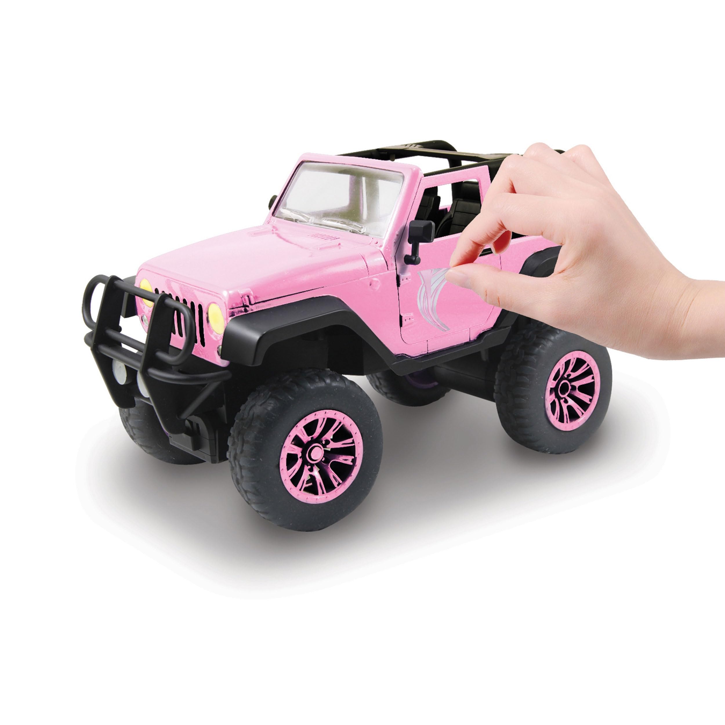 dickie-go-crazy-rc-jeep-wrangler-pink-1-16-ab-6-jahren image 2