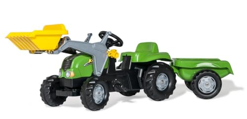 rolly-toys-rollykid-x-trettraktor-mit-anh-nger-gr-n image 5