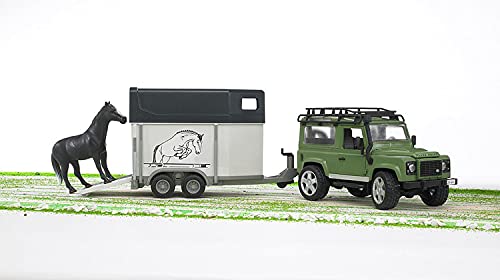 bruder-profi-land-rover-defender-02592-mit-pferdeanh-nger-pferd image 4
