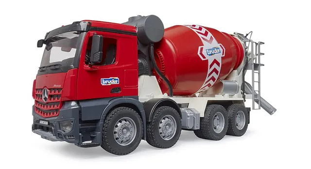 bruder-profi-03655-mb-arocs-betonmischer-drehbare-trommel image 1