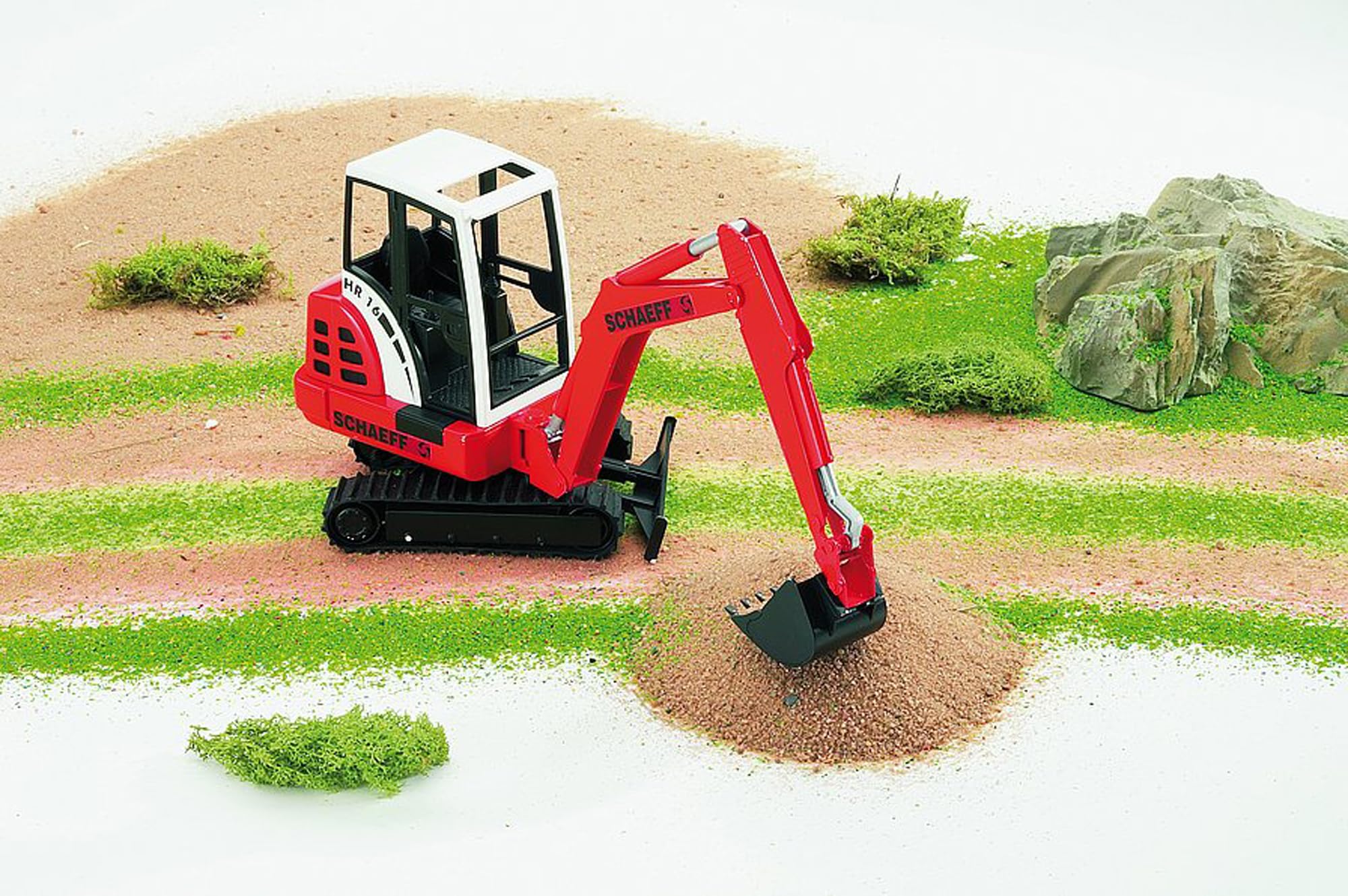 bruder-profi-02432-schaeff-hr16-minibagger-1-16-drehbar image 2