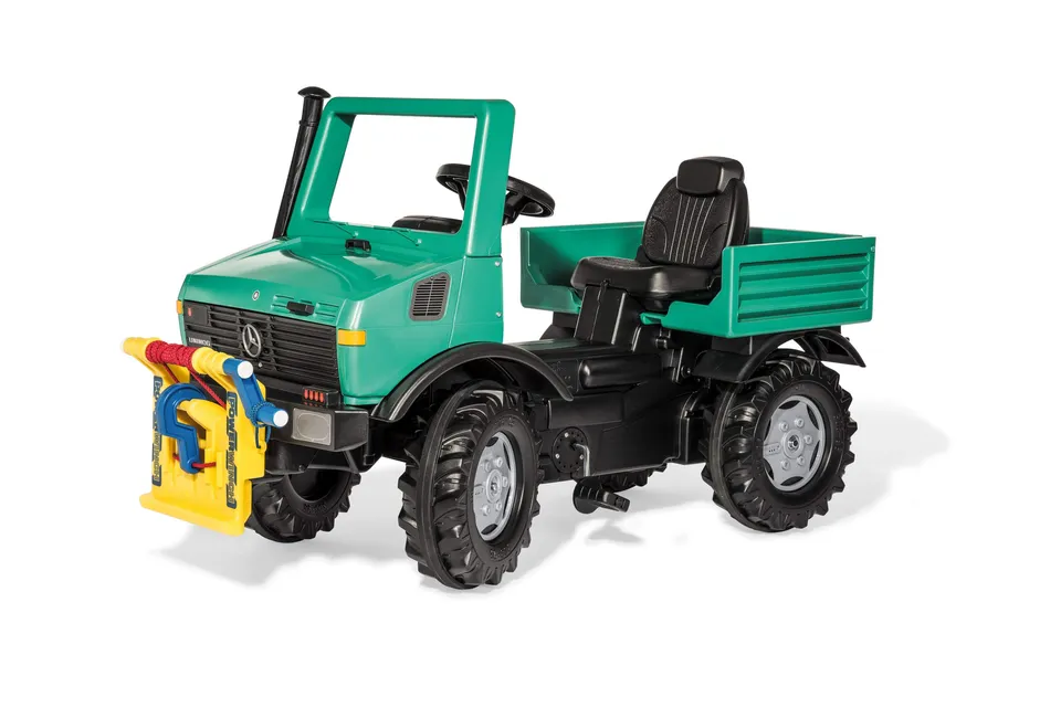 rolly-toys-rollyunimog-forst-trettraktor-mit-seilwinde image 1