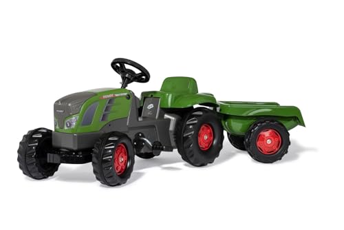 rolly-toys-rollykid-fendt-vario-trettraktor-mit-anh-nger-grau image 4