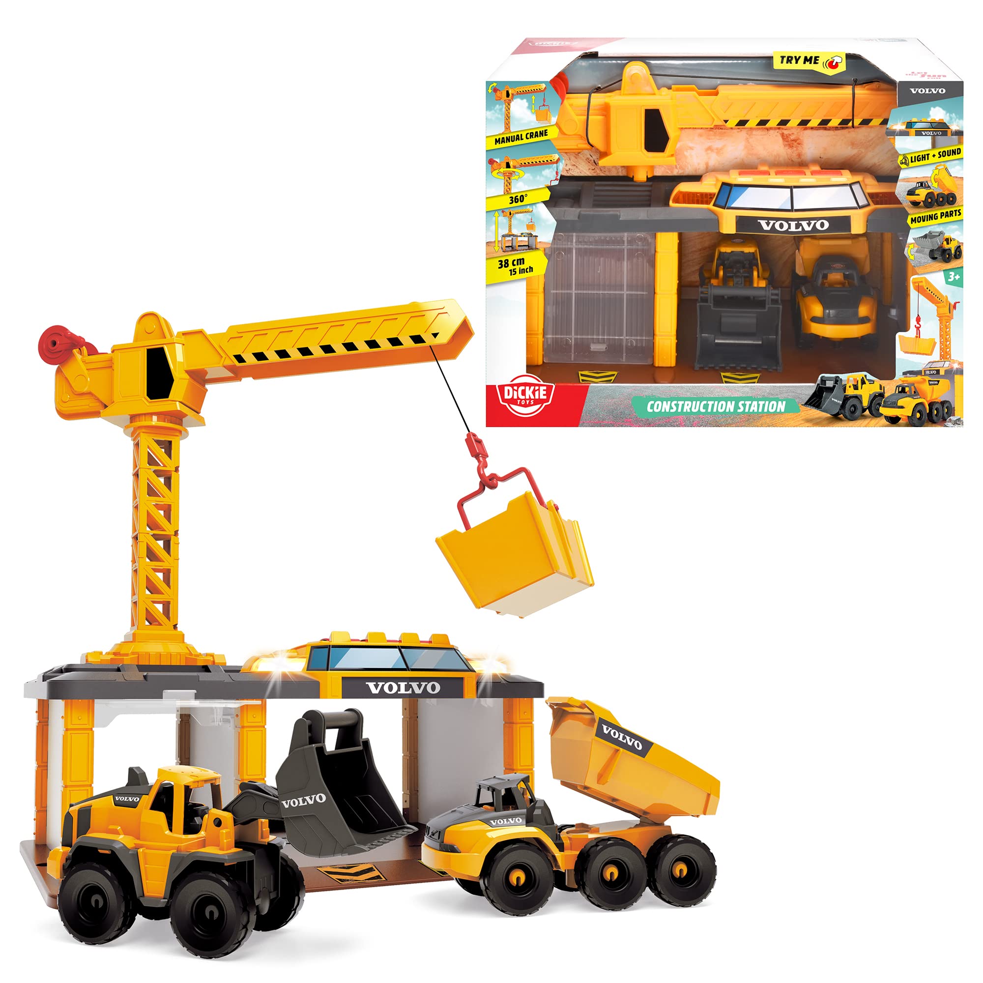 dickie-toys-go-real-volvo-construction-station-licht-sound image 2