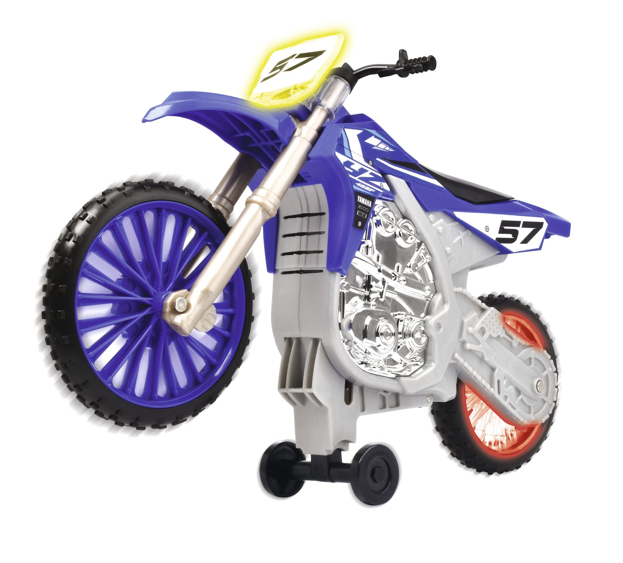 dickie-streets-n-beatz-yamaha-yz-wheelie-raiders-motorrad-26-cm-blau image 2