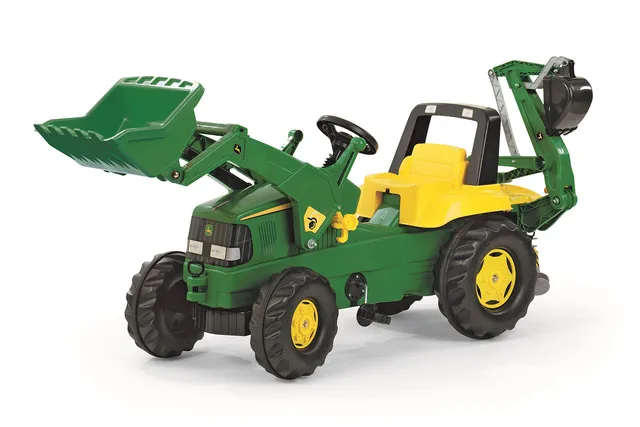 rolly-toys-rollyjunior-john-deere-trettraktor-mit-lader-811076 image 1