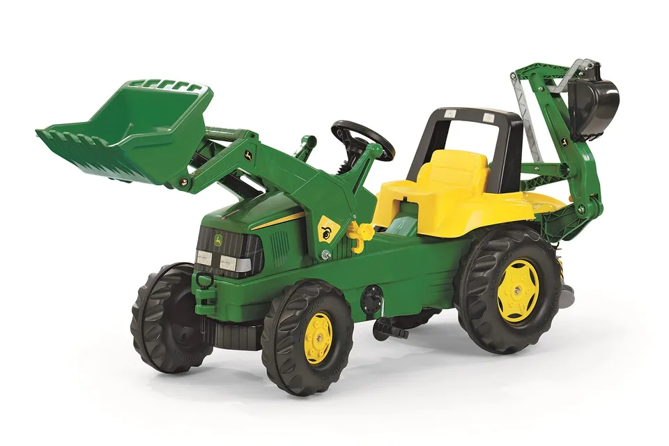 rolly-toys-rollyjunior-john-deere-trettraktor-mit-lader-811076 image 1